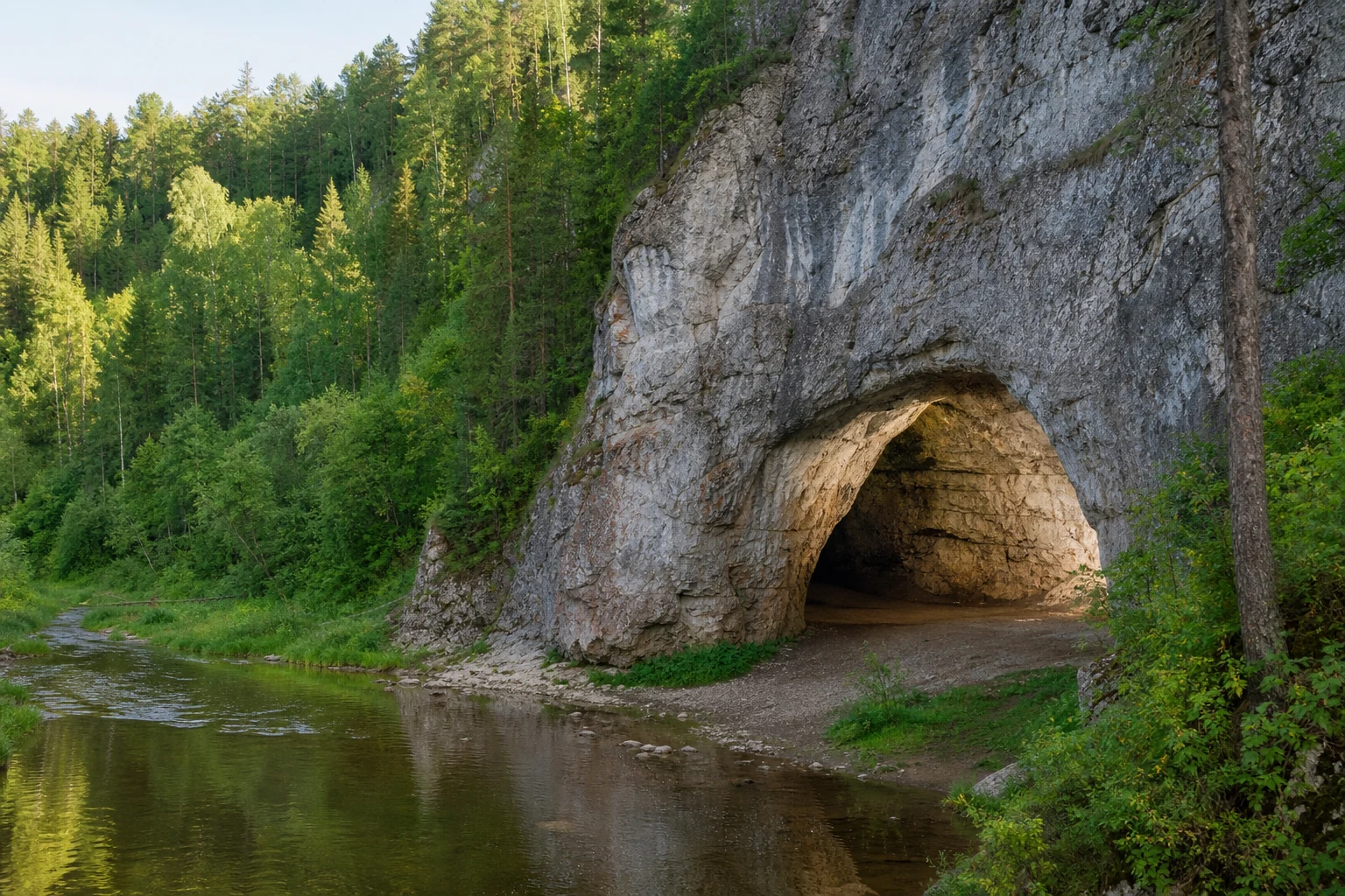 Карстовый ландшафт Башкортостана