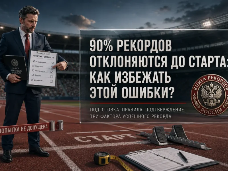 90% рекордов отклоняются до старта: как избежать этой ошибки