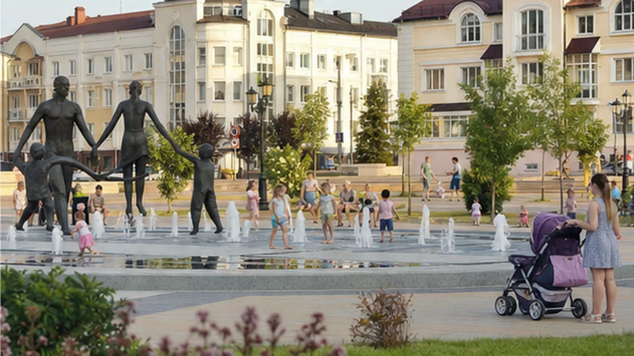 Современное общественное пространство города Белгородской области