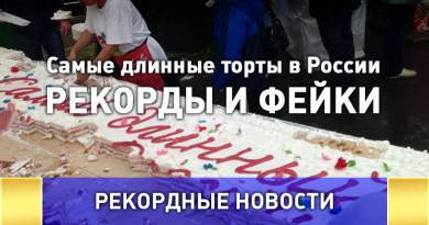 Самые длинные торты в России: рекорды и фейки Самые длинные торты в России: рекорды и фейки