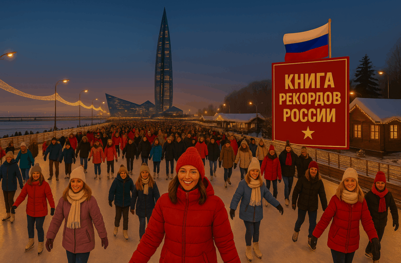 Каток у Флагштока покорил Книгу рекордов России