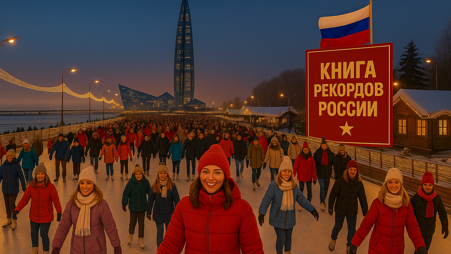 Каток у Флагштока покорил Книгу рекордов России