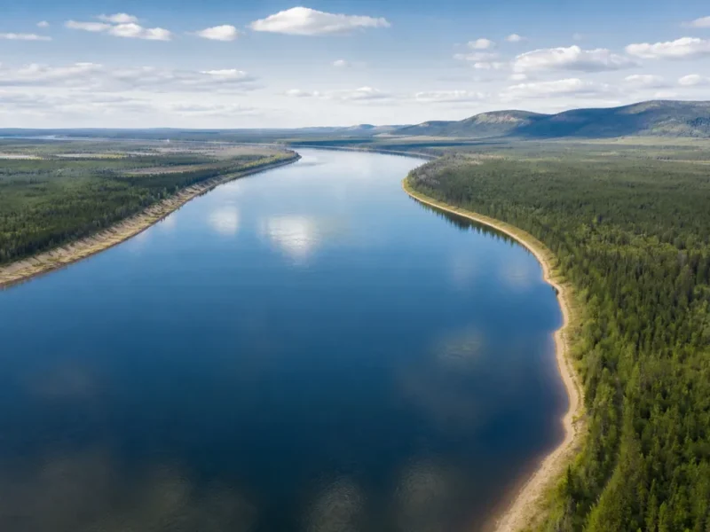 Река Лена в Якутии