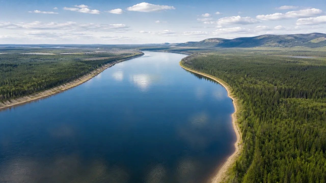 Река Лена в Якутии